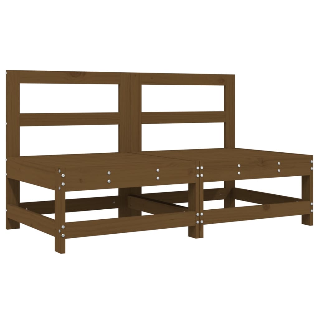 vidaXL Set mobilier grădină, 6 piese, maro miere, lemn masiv de pin vidaXL Set mobilier grădină, 6 piese, maro miere, lemn masiv de pin
