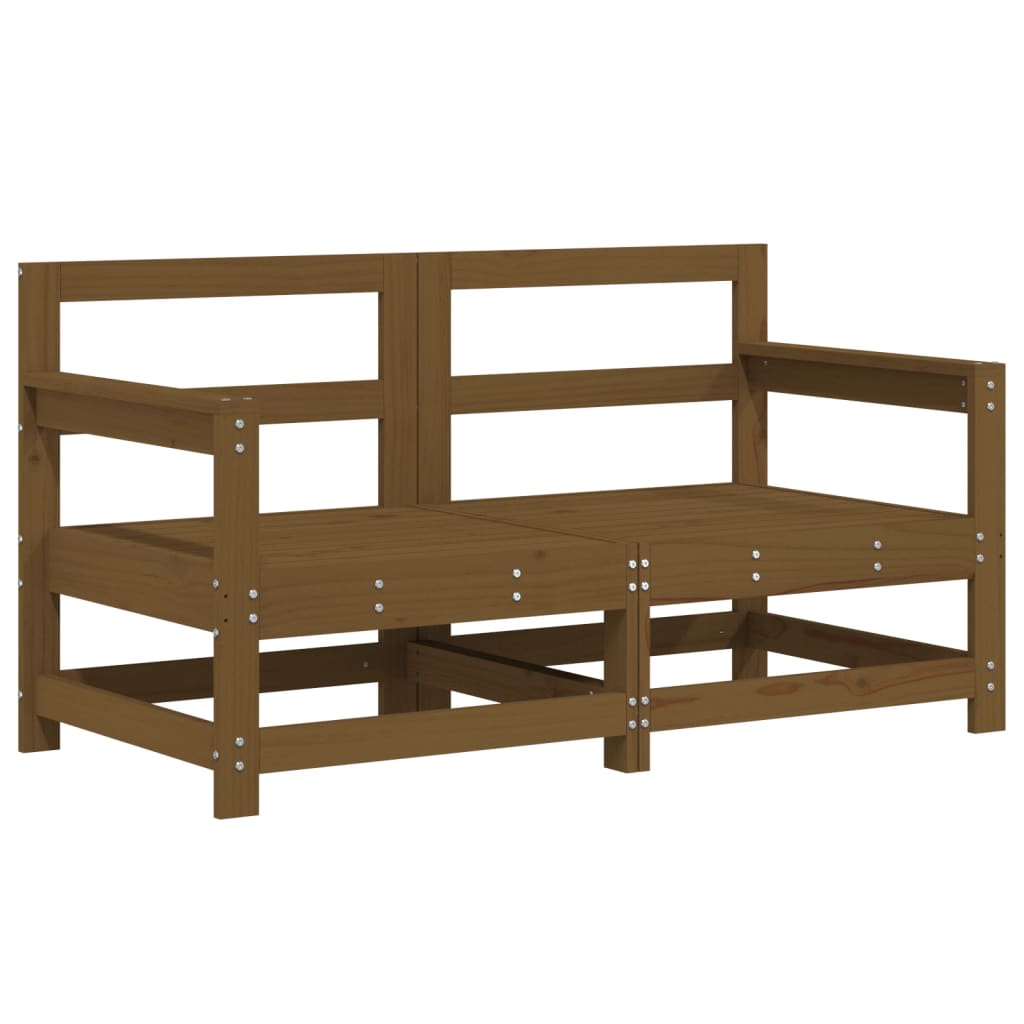 vidaXL Set mobilier grădină, 6 piese, maro miere, lemn masiv de pin vidaXL Set mobilier grădină, 6 piese, maro miere, lemn masiv de pin