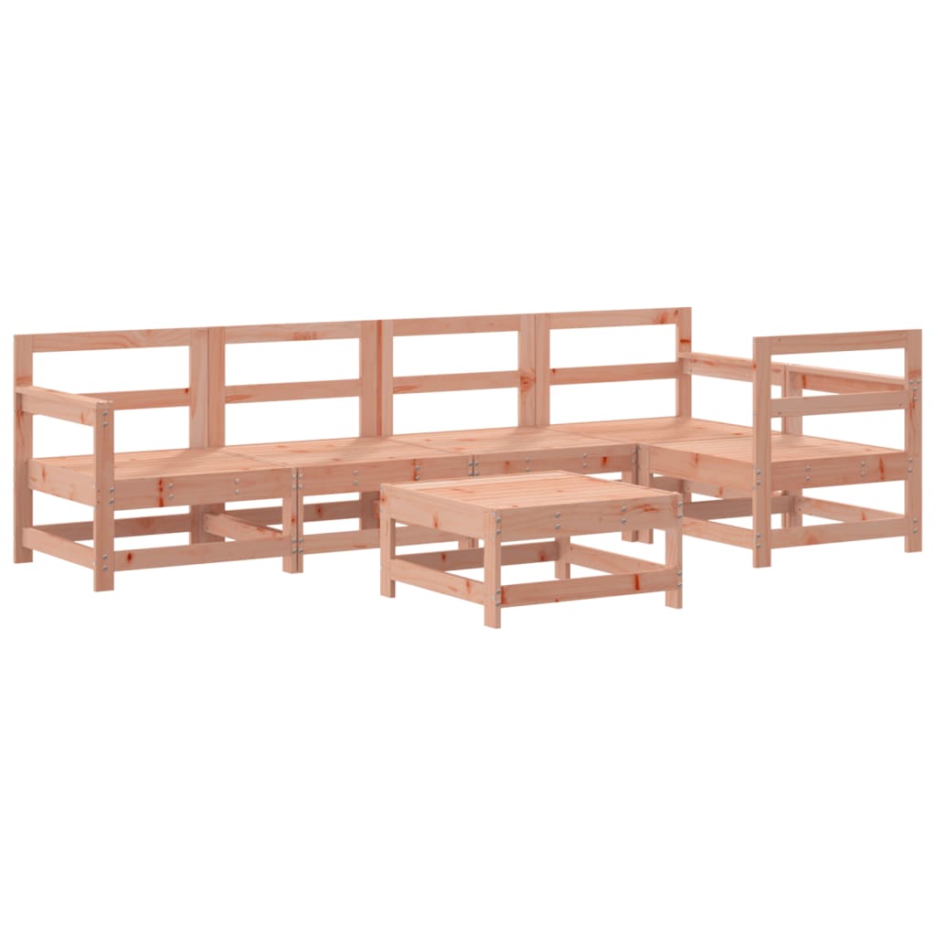 vidaXL Set mobilier relaxare grădină, 6 piese, lemn masiv Douglas