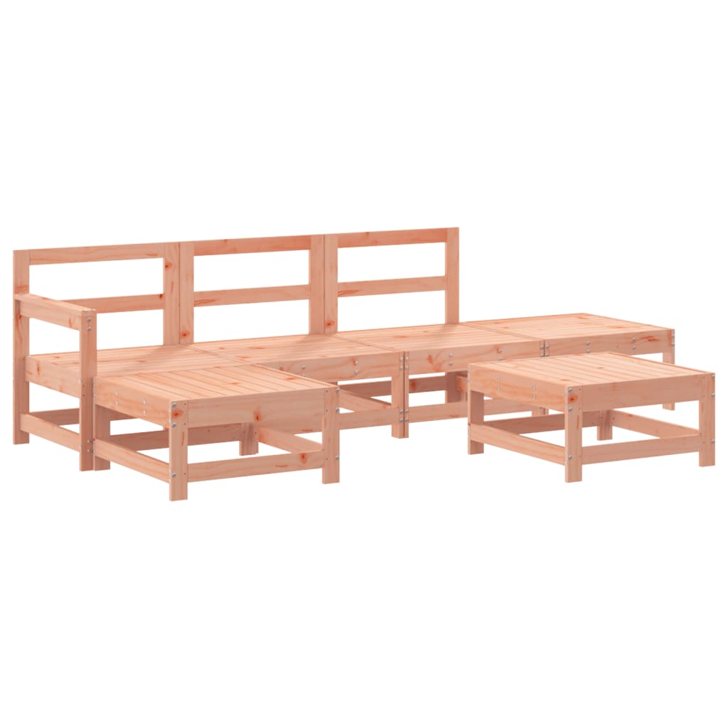 vidaXL Set mobilier relaxare grădină, 6 piese, lemn masiv Douglas