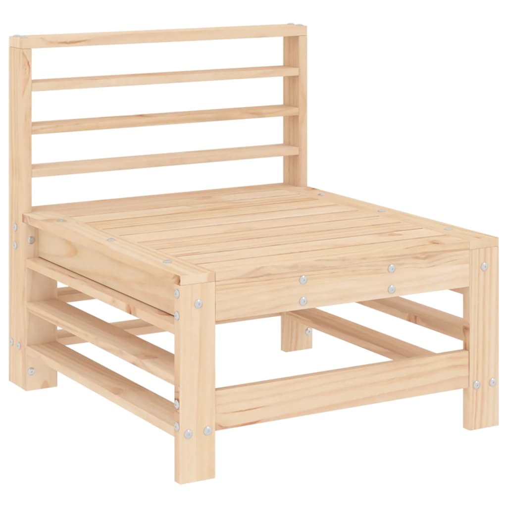 vidaXL Set mobilier relaxare de grădină 5 piese lemn masiv de pin vidaXL Set mobilier relaxare de grădină 5 piese lemn masiv de pin
