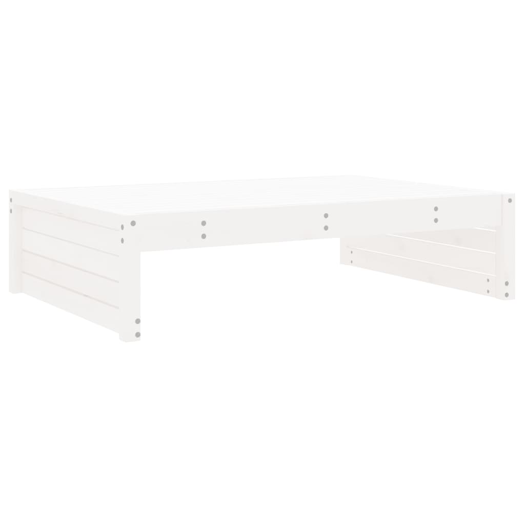 vidaXL Set mobilier relaxare de grădină, 4 piese, alb, lemn masiv pin vidaXL Set mobilier relaxare de grădină, 4 piese, alb, lemn masiv pin