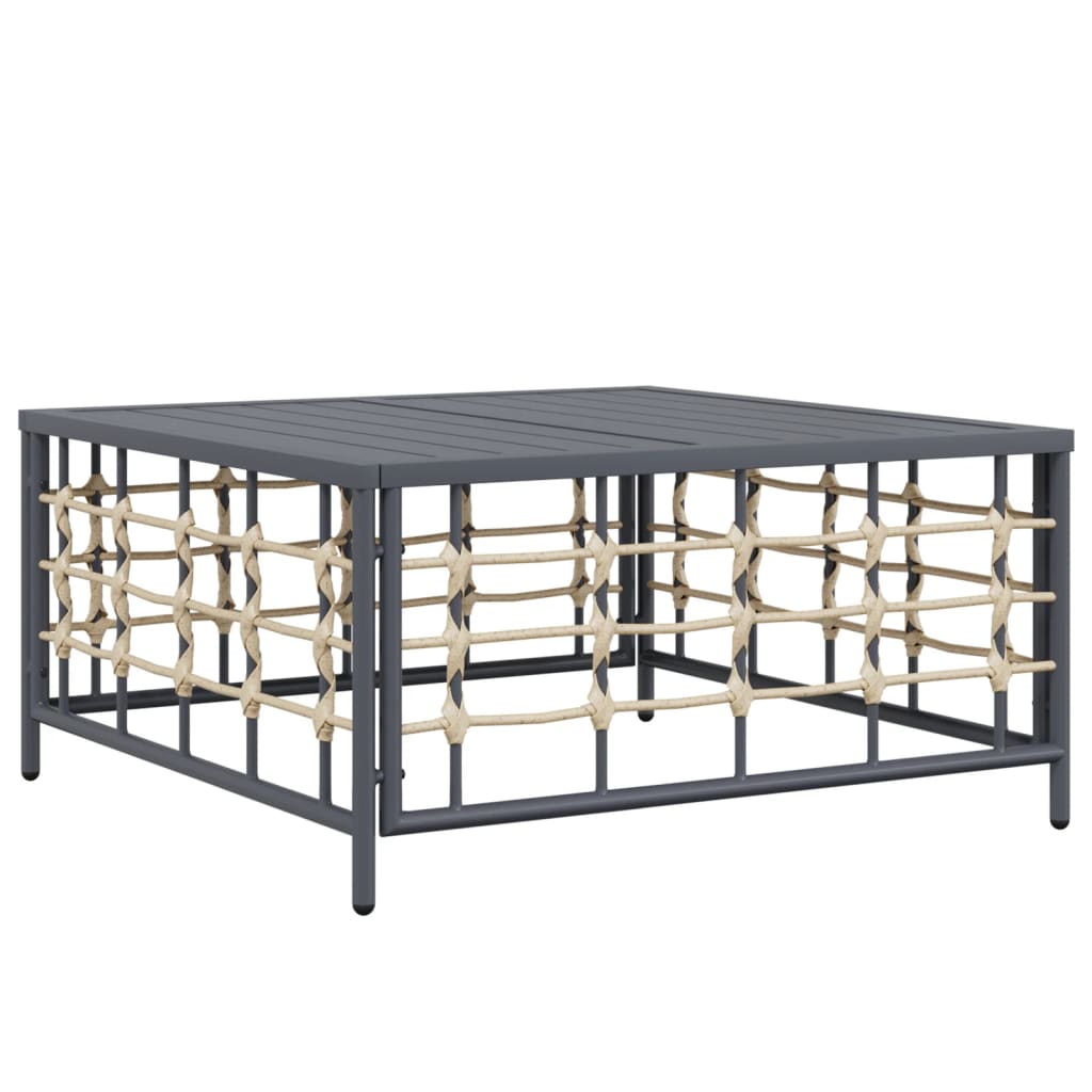 vidaXL Set mobilier de grădină cu perne, 7 piese, antracit, poliratan vidaXL Set mobilier de grădină cu perne, 7 piese, antracit, poliratan