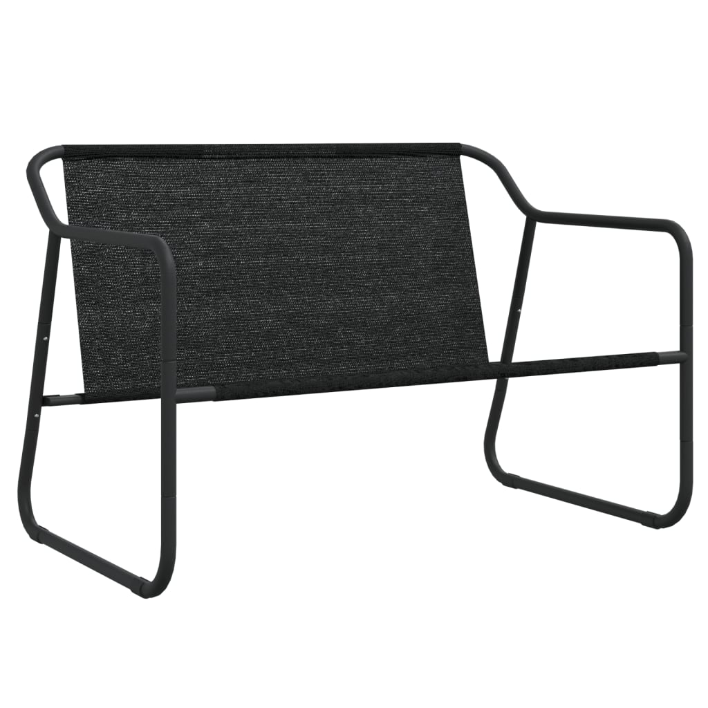 vidaXL Set mobilier de grădină, cu perne, antracit, 4 piese, oțel