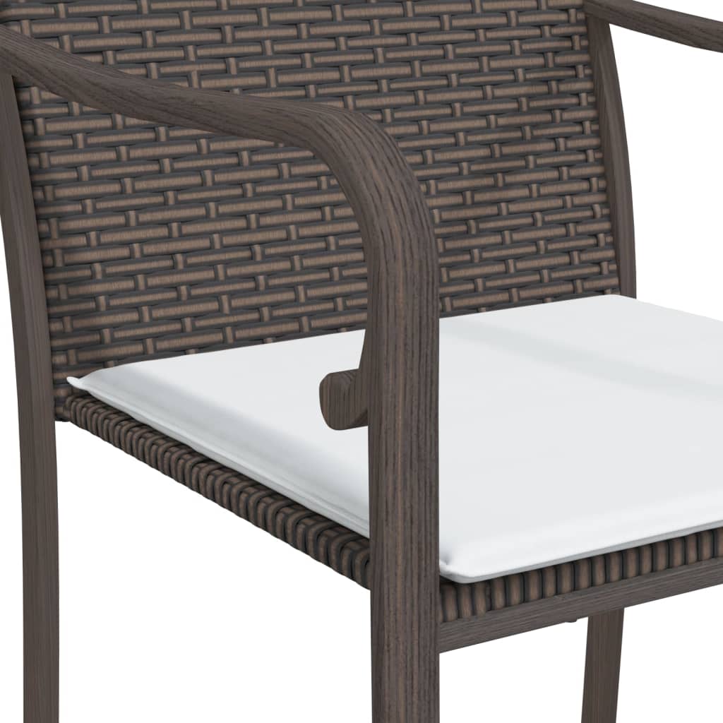 vidaXL Set mobilier de grădină cu perne, 7 piese, poliratan și oțel vidaXL Set mobilier de grădină cu perne, 7 piese, poliratan și oțel