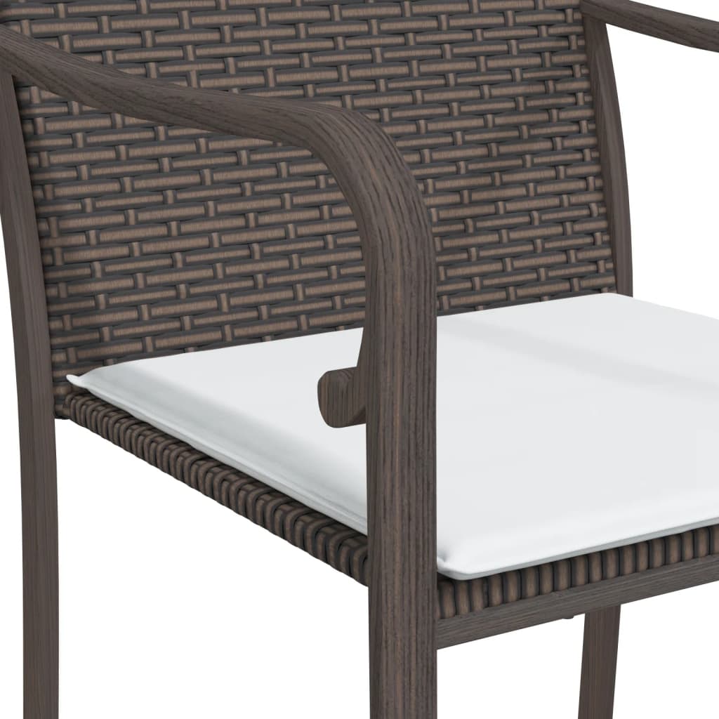 vidaXL Set mobilier de grădină cu perne, 7 piese, poliratan și oțel vidaXL Set mobilier de grădină cu perne, 7 piese, poliratan și oțel