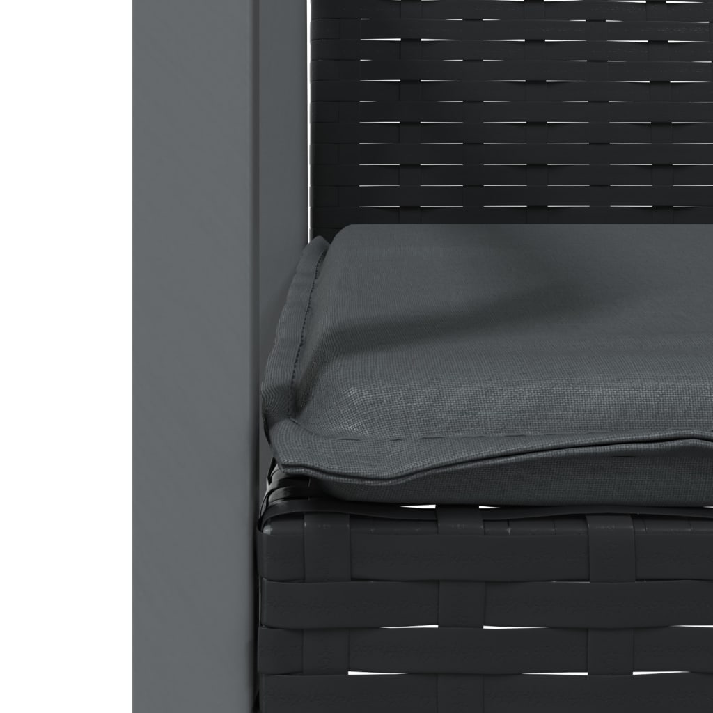 vidaXL Set mobilier de grădină cu perne, 7 piese, poliratan și oțel vidaXL Set mobilier de grădină cu perne, 7 piese, poliratan și oțel