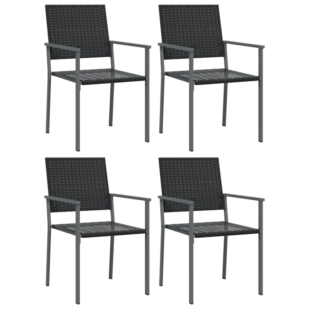 vidaXL Set mobilier de grădină, 5 piese, poliratan și oțel vidaXL Set mobilier de grădină, 5 piese, poliratan și oțel