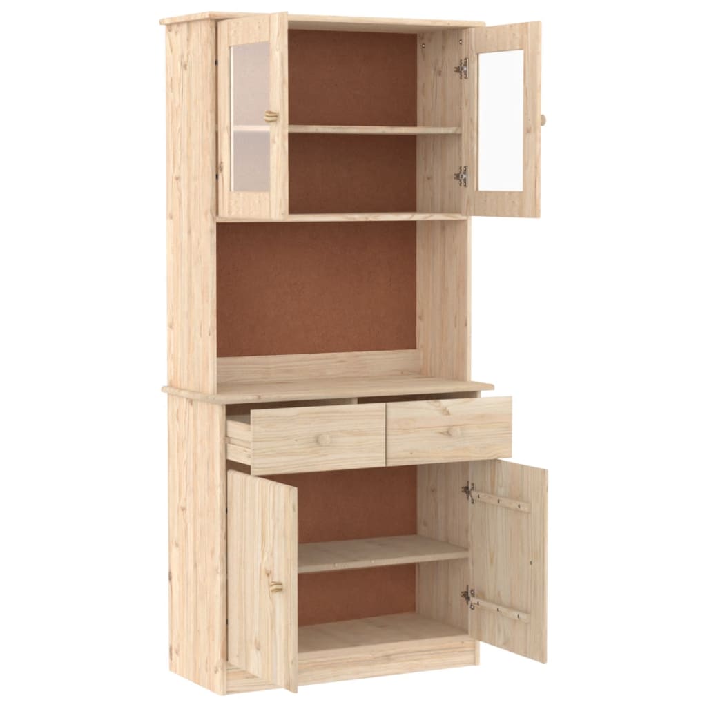vidaXL Dulap înalt ALTA, 77x35x73 cm, lemn masiv de pin vidaXL Dulap înalt ALTA, 77x35x73 cm, lemn masiv de pin