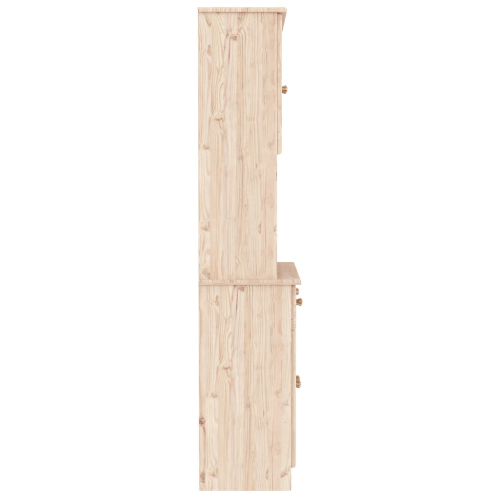 vidaXL Dulap înalt ALTA, 77x35x73 cm, lemn masiv de pin vidaXL Dulap înalt ALTA, 77x35x73 cm, lemn masiv de pin