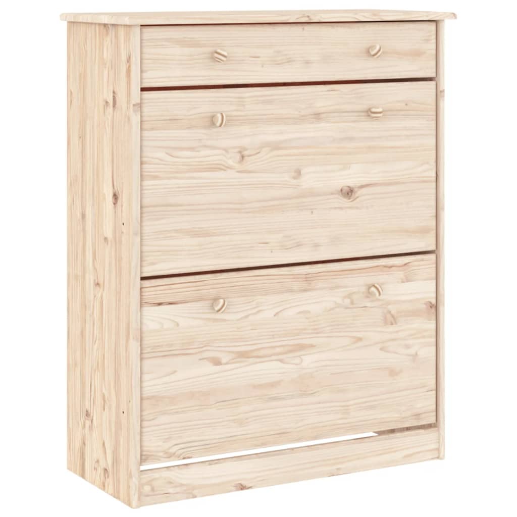 vidaXL Dulap înalt ALTA, 77x35x188 cm, lemn masiv de pin vidaXL Dulap înalt ALTA, 77x35x188 cm, lemn masiv de pin