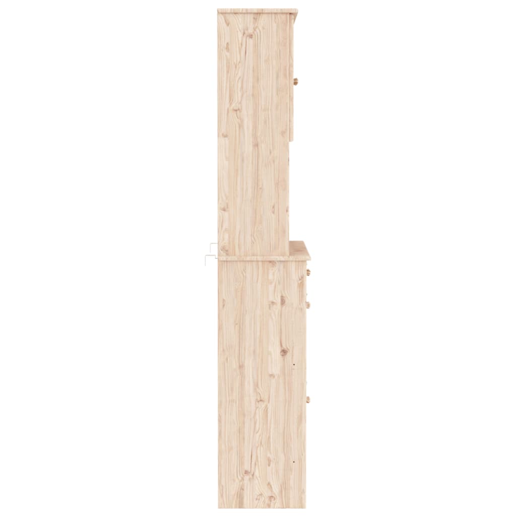 vidaXL Dulap înalt ALTA, 77x35x188 cm, lemn masiv de pin vidaXL Dulap înalt ALTA, 77x35x188 cm, lemn masiv de pin