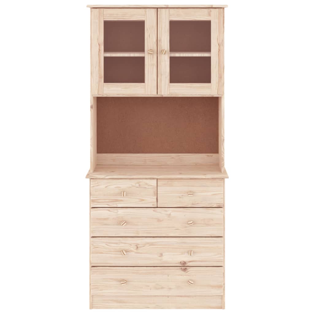 vidaXL Dulap înalt ALTA, 77x35x73 cm, lemn masiv de pin vidaXL Dulap înalt ALTA, 77x35x73 cm, lemn masiv de pin