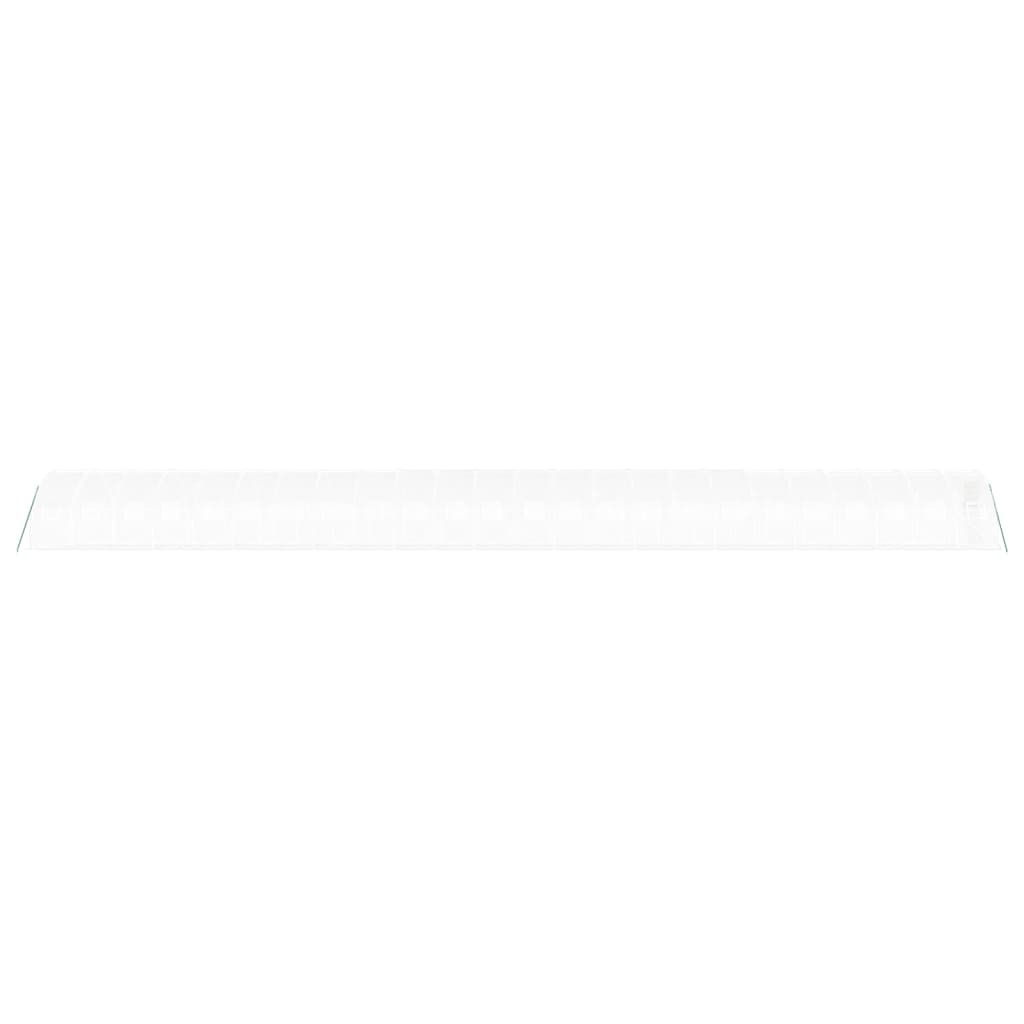 vidaXL Seră cu cadru din oțel, alb, 72 m², 24x3x2 m