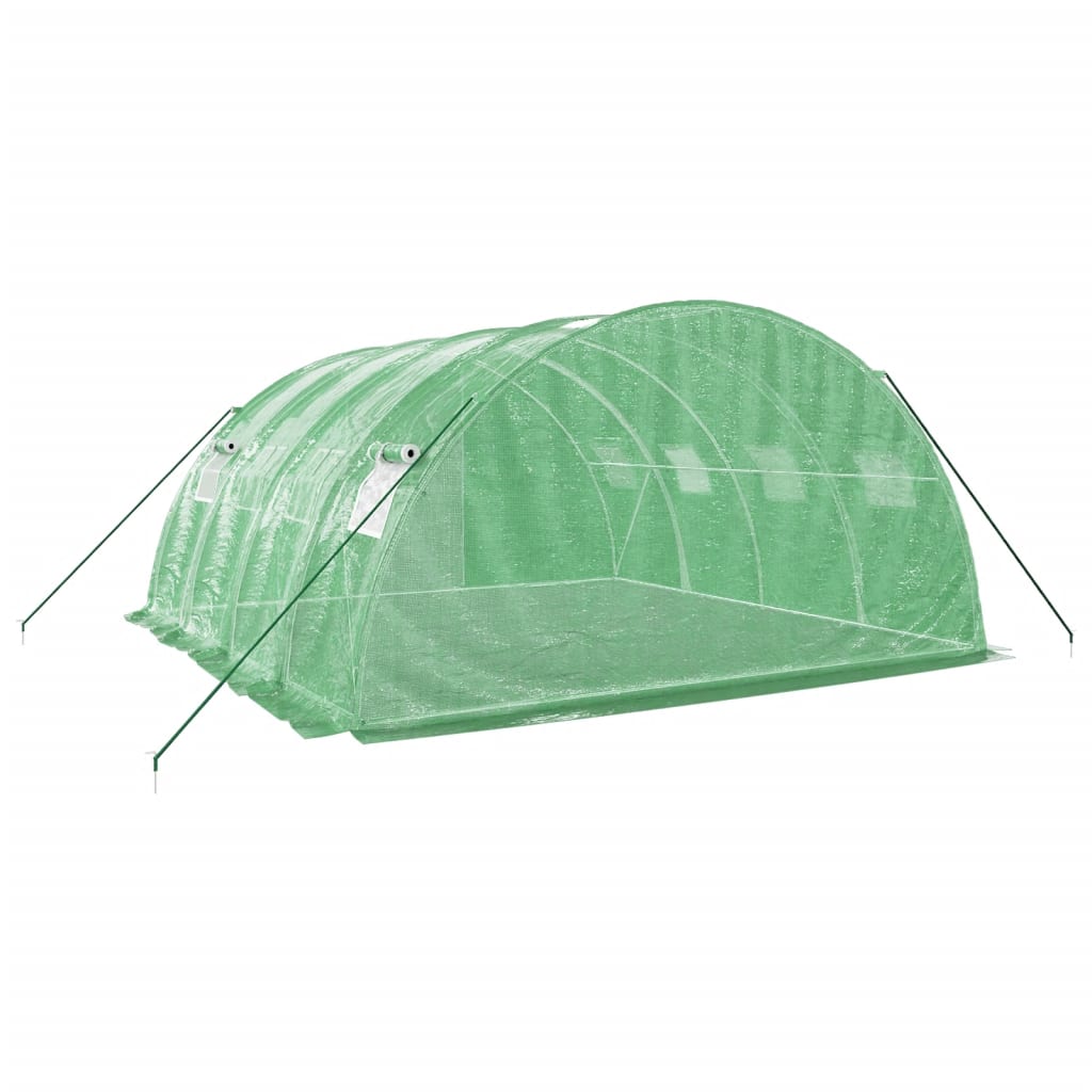 vidaXL Seră cu cadru din oțel, verde, 16 m², 4x4x2 m vidaXL Seră cu cadru din oțel, verde, 16 m², 4x4x2 m
