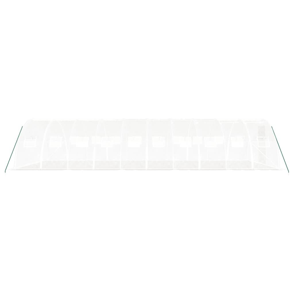 vidaXL Seră cu cadru din oțel, alb, 40 m², 10x4x2 m vidaXL Seră cu cadru din oțel, alb, 40 m², 10x4x2 m