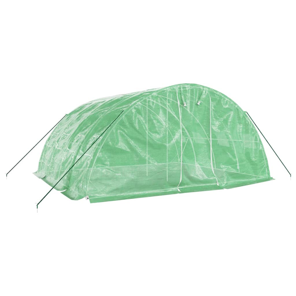 vidaXL Seră cu cadru din oțel, verde, 20 m², 5x4x2,3 m vidaXL Seră cu cadru din oțel, verde, 20 m², 5x4x2,3 m