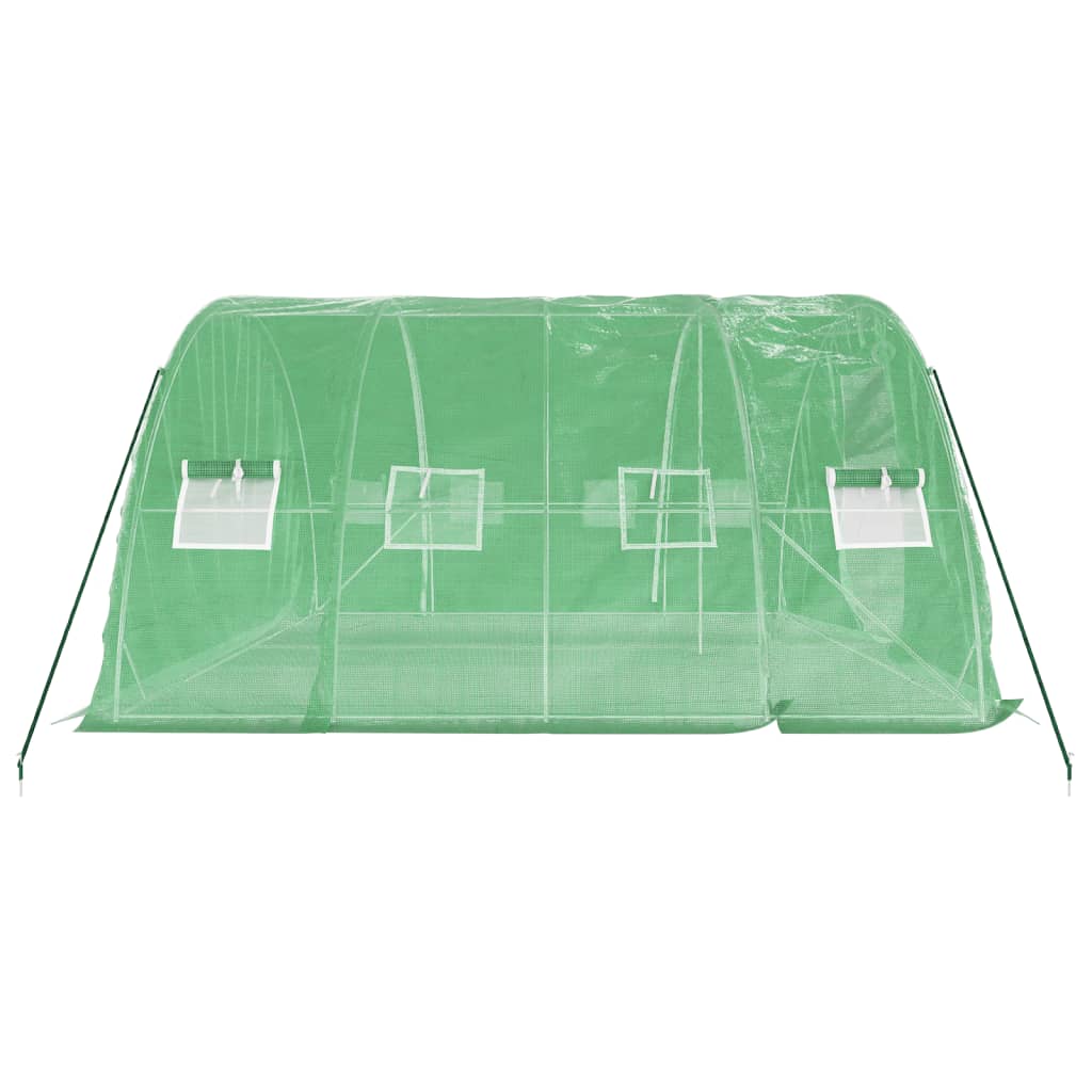 vidaXL Seră cu cadru din oțel, verde, 20 m², 5x4x2,3 m vidaXL Seră cu cadru din oțel, verde, 20 m², 5x4x2,3 m