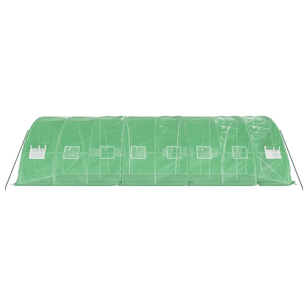 vidaXL Seră cu cadru din oțel, verde, 40 m², 8x5x2,3 m vidaXL Seră cu cadru din oțel, verde, 40 m², 8x5x2,3 m