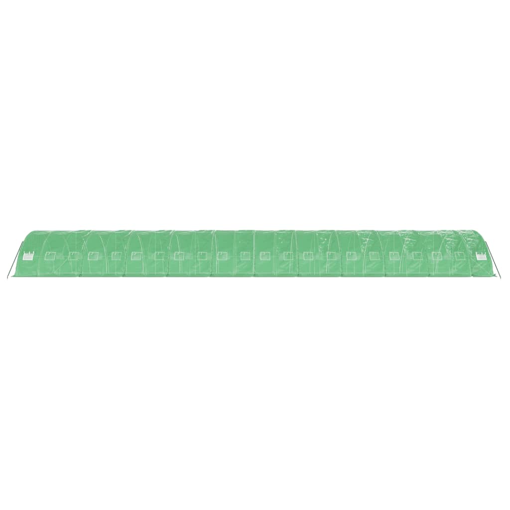 vidaXL Seră cu cadru din oțel, verde, 110 m², 22x5x2,3 m vidaXL Seră cu cadru din oțel, verde, 110 m², 22x5x2,3 m