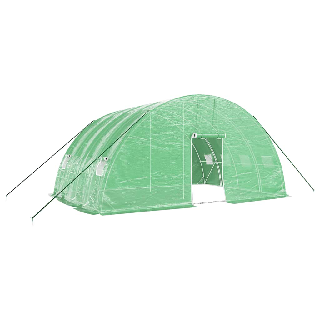 vidaXL Seră cu cadru din oțel, verde, 24 m², 6x4x2,85 m vidaXL Seră cu cadru din oțel, verde, 24 m², 6x4x2,85 m