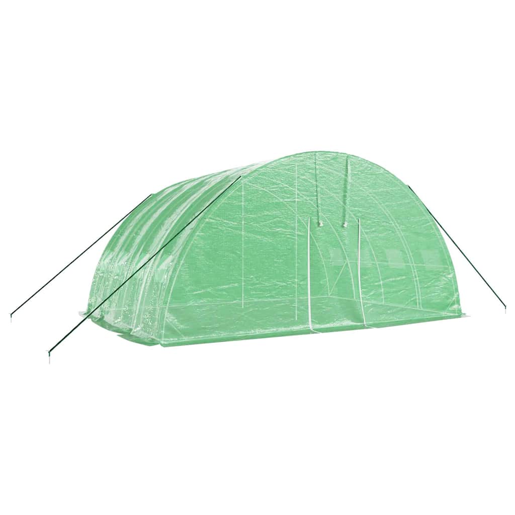 vidaXL Seră cu cadru din oțel, verde, 24 m², 6x4x2,85 m vidaXL Seră cu cadru din oțel, verde, 24 m², 6x4x2,85 m