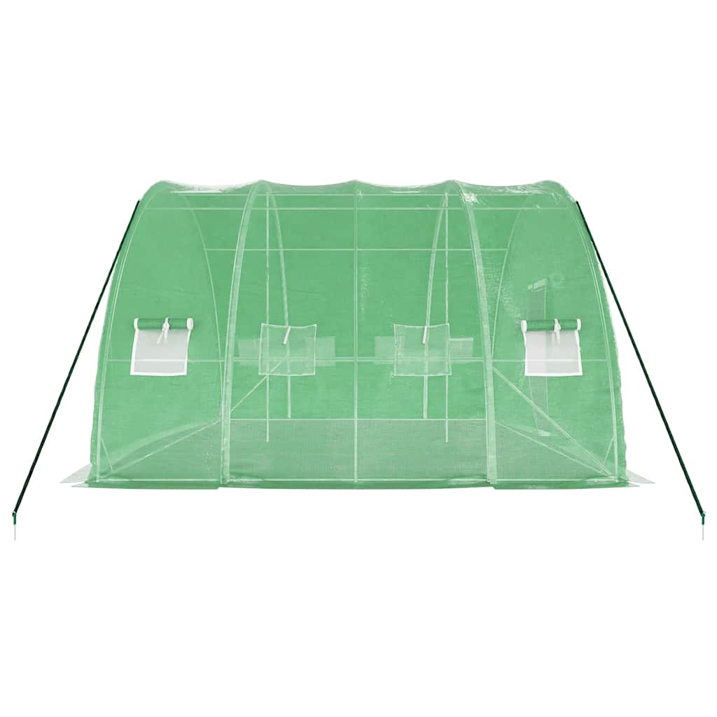 vidaXL Seră cu cadru din oțel, verde, 24 m², 6x4x2,85 m vidaXL Seră cu cadru din oțel, verde, 24 m², 6x4x2,85 m