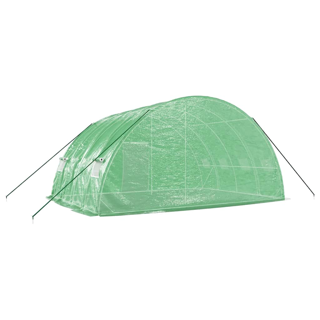 vidaXL Seră cu cadru din oțel, verde, 24 m², 6x4x2,85 m vidaXL Seră cu cadru din oțel, verde, 24 m², 6x4x2,85 m
