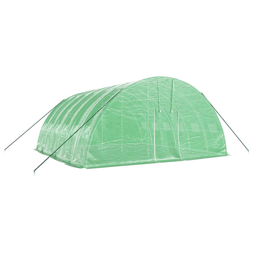 vidaXL Seră cu cadru din oțel, verde, 36 m², 6x6x2,85 m vidaXL Seră cu cadru din oțel, verde, 36 m², 6x6x2,85 m