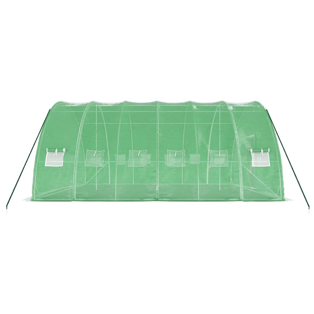 vidaXL Seră cu cadru din oțel, verde, 36 m², 6x6x2,85 m vidaXL Seră cu cadru din oțel, verde, 36 m², 6x6x2,85 m