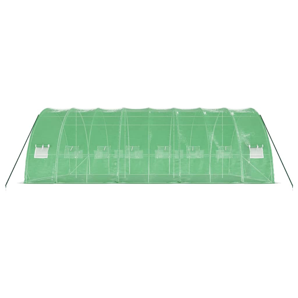 vidaXL Seră cu cadru din oțel, verde, 48 m², 8x6x2,85 m vidaXL Seră cu cadru din oțel, verde, 48 m², 8x6x2,85 m
