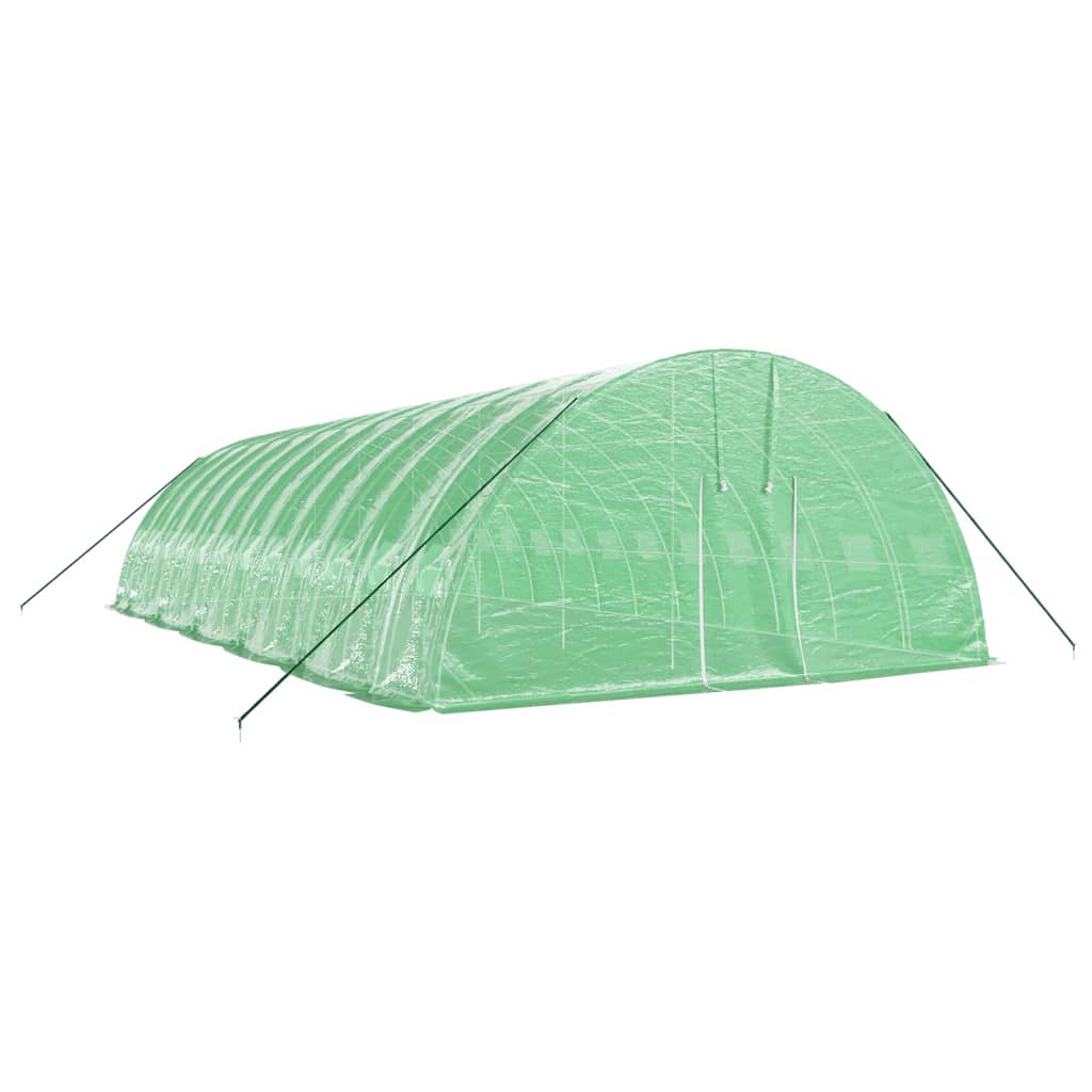 vidaXL Seră cu cadru din oțel, verde, 72 m², 12x6x2,85 m vidaXL Seră cu cadru din oțel, verde, 72 m², 12x6x2,85 m