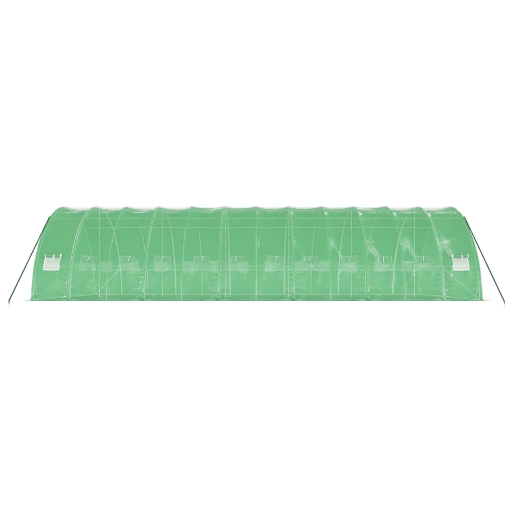 vidaXL Seră cu cadru din oțel, verde, 72 m², 12x6x2,85 m vidaXL Seră cu cadru din oțel, verde, 72 m², 12x6x2,85 m