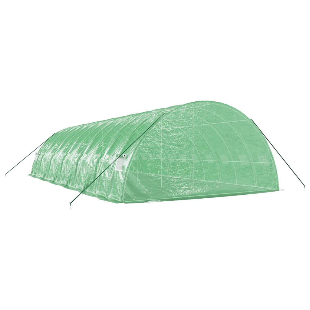vidaXL Seră cu cadru din oțel, verde, 72 m², 12x6x2,85 m vidaXL Seră cu cadru din oțel, verde, 72 m², 12x6x2,85 m