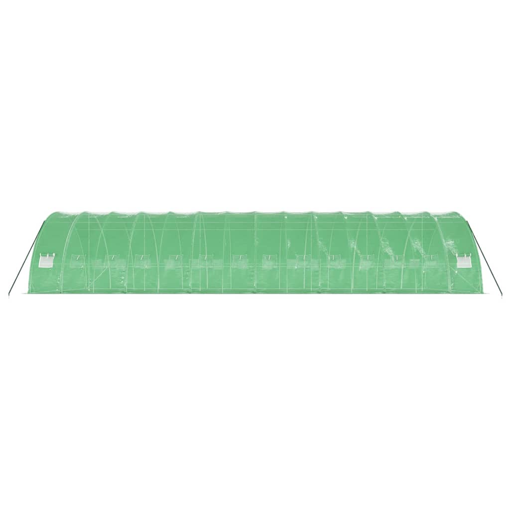 vidaXL Seră cu cadru din oțel, verde, 84 m², 14x6x2,85 m vidaXL Seră cu cadru din oțel, verde, 84 m², 14x6x2,85 m