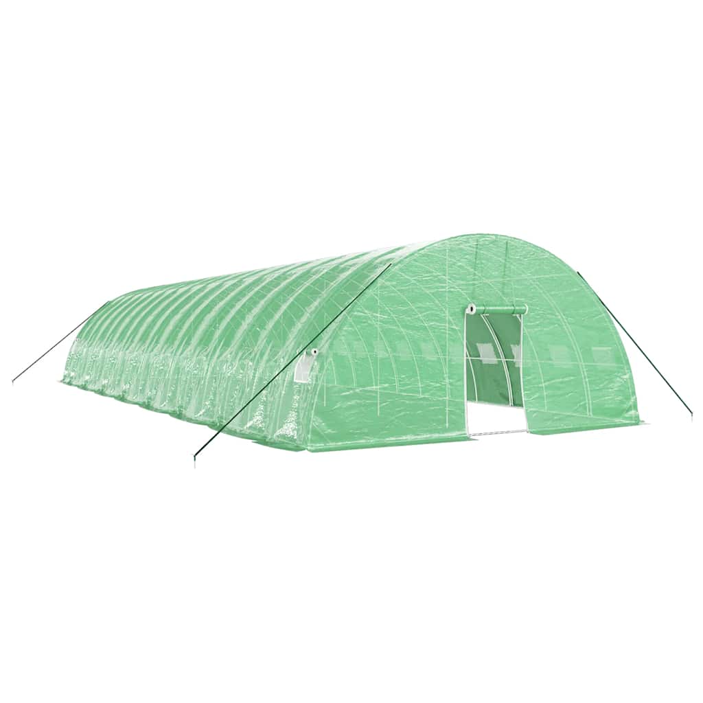 vidaXL Seră cu cadru din oțel, verde, 96 m², 16x6x2,85 m vidaXL Seră cu cadru din oțel, verde, 96 m², 16x6x2,85 m