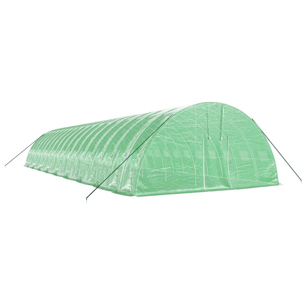 vidaXL Seră cu cadru din oțel, verde, 108 m², 18x6x2,85 m vidaXL Seră cu cadru din oțel, verde, 108 m², 18x6x2,85 m