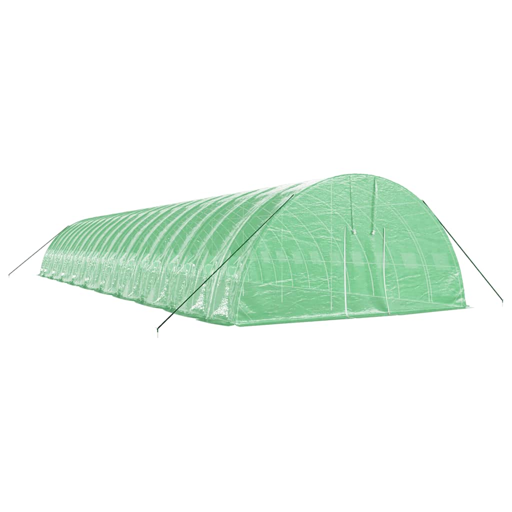 vidaXL Seră cu cadru din oțel, verde, 120 m², 20x6x2,85 m vidaXL Seră cu cadru din oțel, verde, 120 m², 20x6x2,85 m