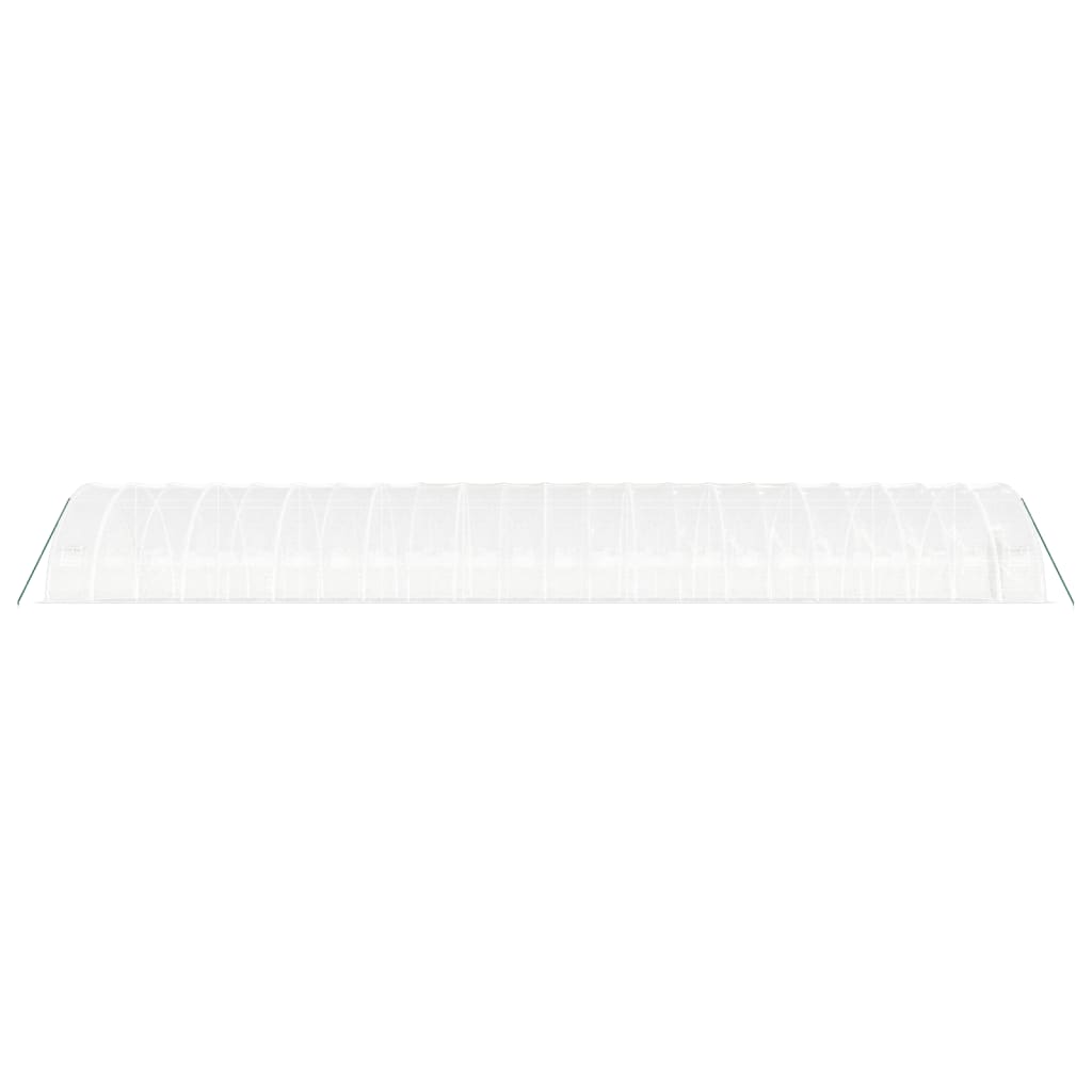 vidaXL Seră cu cadru din oțel, alb, 132 m², 22x6x2,85 m vidaXL Seră cu cadru din oțel, alb, 132 m², 22x6x2,85 m