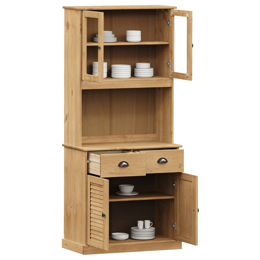 vidaXL Dulap înalt VIGO, 78x40x175 cm, lemn masiv de pin vidaXL Dulap înalt VIGO, 78x40x175 cm, lemn masiv de pin