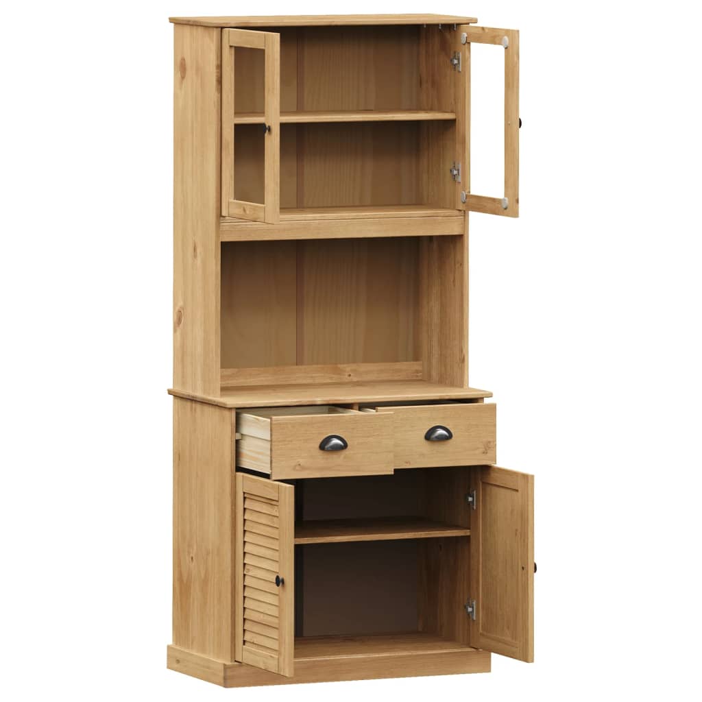 vidaXL Dulap înalt VIGO, 78x40x175 cm, lemn masiv de pin vidaXL Dulap înalt VIGO, 78x40x175 cm, lemn masiv de pin