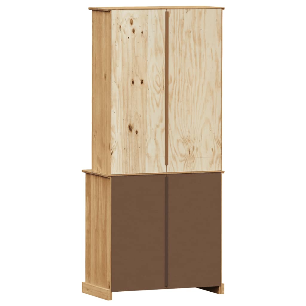 vidaXL Dulap înalt VIGO, 78x40x175 cm, lemn masiv de pin vidaXL Dulap înalt VIGO, 78x40x175 cm, lemn masiv de pin