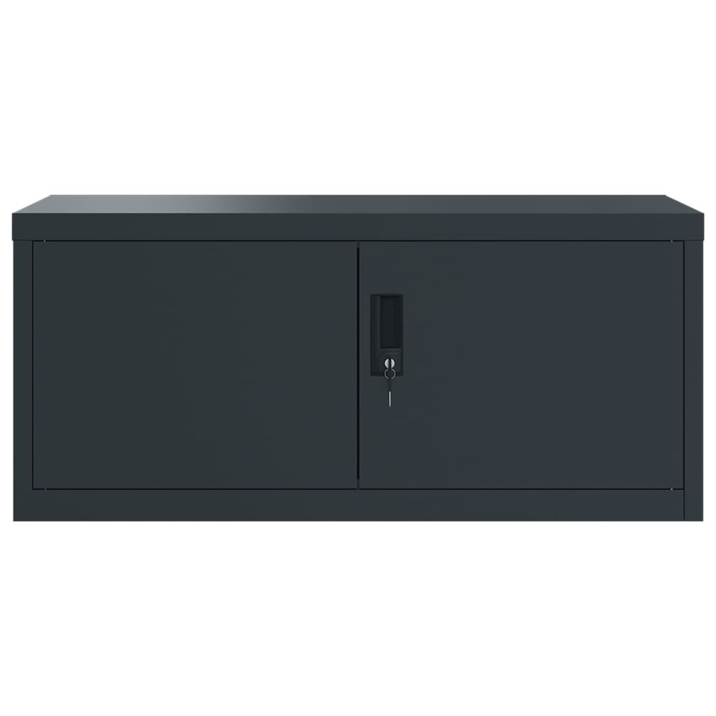 vidaXL Fișet, antracit, 90x40x110 cm, oțel vidaXL Fișet, antracit, 90x40x110 cm, oțel
