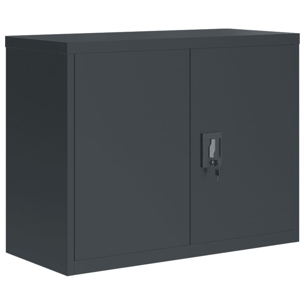 vidaXL Fișet, antracit, 90x40x110 cm, oțel vidaXL Fișet, antracit, 90x40x110 cm, oțel