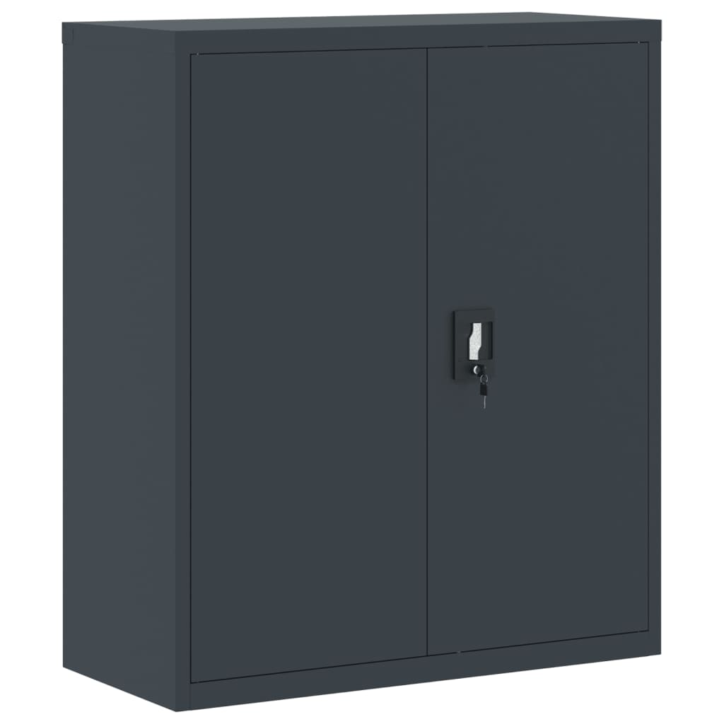 vidaXL Fișet, antracit, 90x40x145 cm, oțel vidaXL Fișet, antracit, 90x40x145 cm, oțel