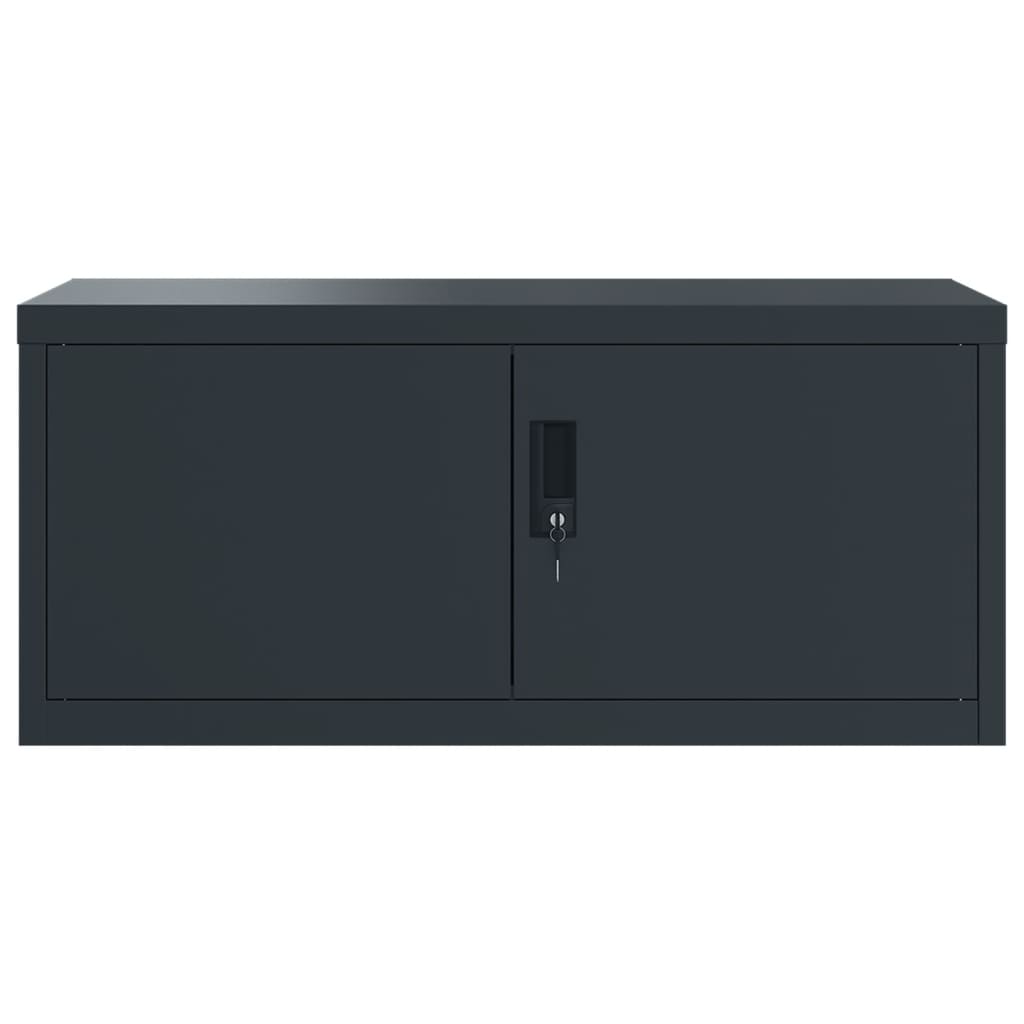vidaXL Fișet, antracit, 90x40x220 cm, oțel vidaXL Fișet, antracit, 90x40x220 cm, oțel