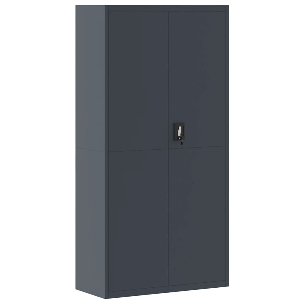 vidaXL Fișet, antracit, 90x40x220 cm, oțel vidaXL Fișet, antracit, 90x40x220 cm, oțel