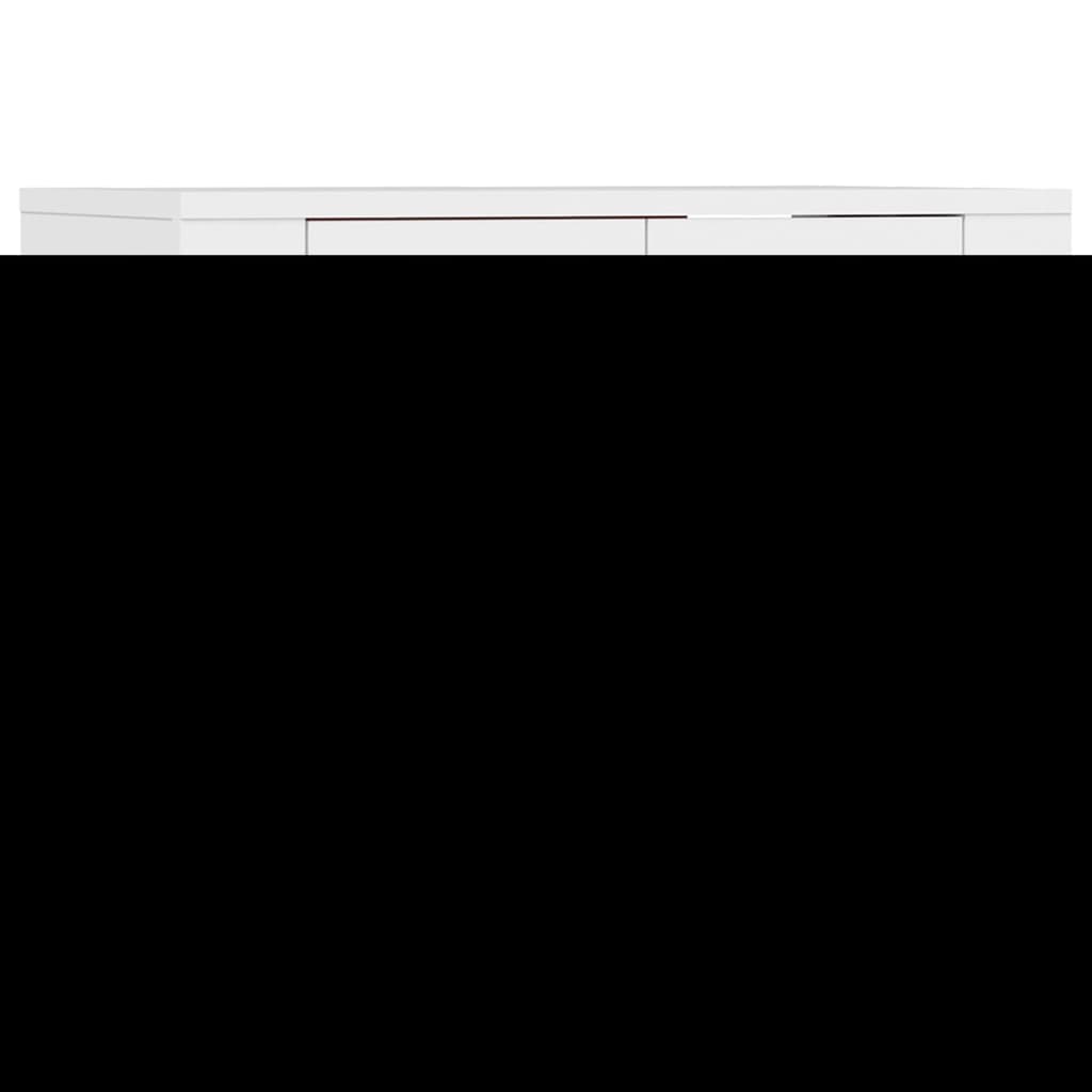 vidaXL Dulapuri TV montate pe perete, 2 buc., alb, 57x34,5x40 cm vidaXL Dulapuri TV montate pe perete, 2 buc., alb, 57x34,5x40 cm