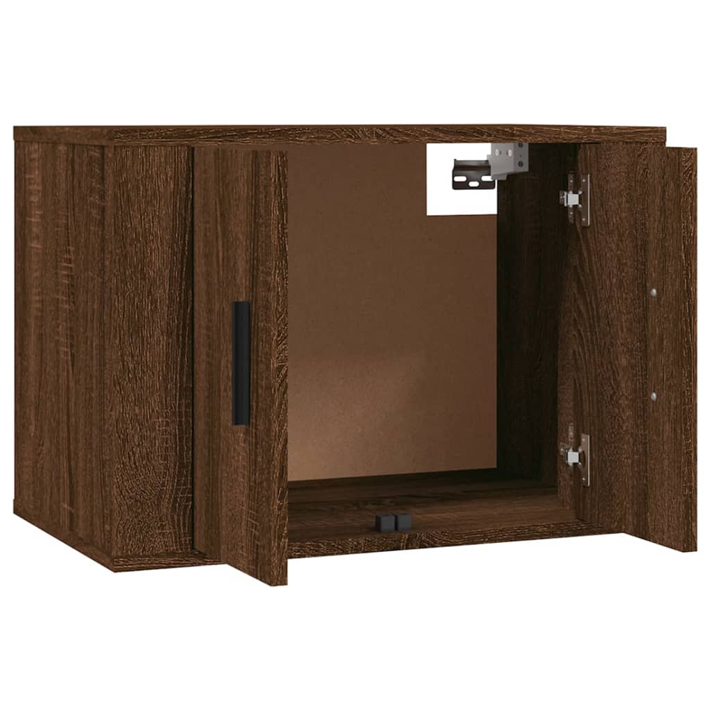 vidaXL Set dulapuri TV, 2 piese, stejar maro, lemn prelucrat vidaXL Set dulapuri TV, 2 piese, stejar maro, lemn prelucrat