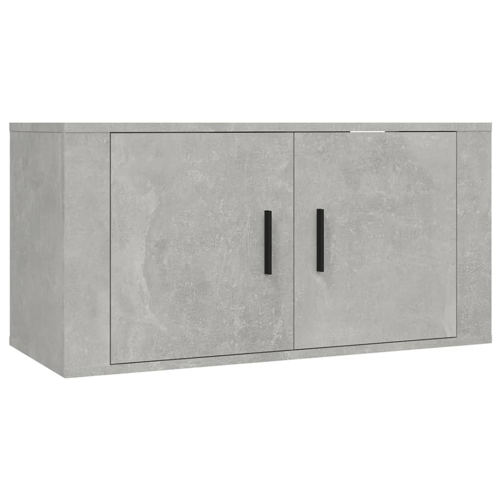 vidaXL Set dulapuri TV, 3 piese, gri beton, lemn prelucrat vidaXL Set dulapuri TV, 3 piese, gri beton, lemn prelucrat